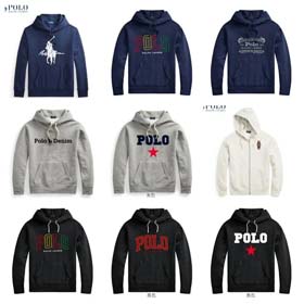 Ralph Laure Polo Sport New autumn and winter Paul Morgan sports embroidered cotton hooded top-2250