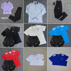 Nike casual athletic training suit-5074