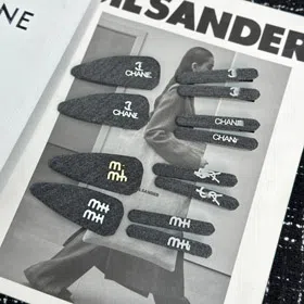 Yves Saint Laurent, YSL, Miu Miu, Chanel - front bangs hair clip-6234  